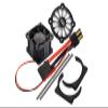 GPM 9PC Set Upgrades Aluminum 6061-T6 Motor Heatsink with Cooling Fan Only Use with SLE038A for 1/8 4WD Sledge Monster Truck (95076-4) RC Cars (Black) view 1