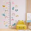 DRWSSR Kids Measuring Height Wall Decals Cute Cartoon Animal Stickers DIY Removable Peel and Stick Kids Room Wall Decoration for Boys and Girls Bedroom Nursey Classroom Playroom Decal view 4