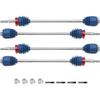 4Pcs ShareGoo Steel Drive Shaft CVD Dogbone Driveshafts 5451R Compatible with Traxxas 1/10 T-Maxx E-Maxx Revo RC Car Upgrades Parts view 2