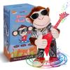 SWTOIPIG Dancing Monkey Plush Toy, Stuffed Toys, Dancing Singing, Body Shaking, and Guitar Shaking, Punk Molding, One Button Control, Children's Education Toys, Musical Intelligence Development view 1