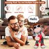 SWTOIPIG Dancing Monkey Plush Toy, Stuffed Toys, Dancing Singing, Body Shaking, and Guitar Shaking, Punk Molding, One Button Control, Children's Education Toys, Musical Intelligence Development view 2