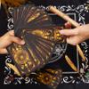 SUGEYA 78 Tarot Cards with Guide Book, Black Tarot Deck Gift Set with Tarot Cloth, Chakra Stones and More, Tarot Cards Deck Fortune Telling Game Craft Cardboard for Beginners and Expert Readers view 2