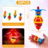 20PCS Starhig Light Up Spinning Tops, LED Light Up Flashing Spinning TopsGyroscope Novelty Bulk Toys Party Favors view 4