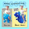ZOOJOY Bouncy Dinosaur Hopper, Inflatable Dino Bouncing Animal for Toddlers, Indoor Outdoor Ride On Bouncing Horse W/Pump, Hopping Toys Gift for 4 5 6 7 8 Year Old Boy Girl view 2
