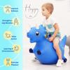 ZOOJOY Bouncy Dinosaur Hopper, Inflatable Dino Bouncing Animal for Toddlers, Indoor Outdoor Ride On Bouncing Horse W/Pump, Hopping Toys Gift for 4 5 6 7 8 Year Old Boy Girl view 4