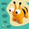 ZOOJOY Bee Bouncy Animals Hopper, Inflatable Bouncing Hopper, Outdoor Indoor Jumping Bounce Hopping Toys for Toddlers, for 18 Months 2 3 4 Year Old Kid Toddler view 3