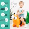 ZOOJOY Bee Bouncy Animals Hopper, Inflatable Bouncing Hopper, Outdoor Indoor Jumping Bounce Hopping Toys for Toddlers, for 18 Months 2 3 4 Year Old Kid Toddler view 4