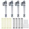 1/24th RC Car Shocks 43mm Aluminum Absorber Damper for All AXIAL SCX24 AXI90081 Deadbolt C10 Gladiator Bronco (Grey) view 1