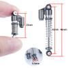 1/24th RC Car Shocks 43mm Aluminum Absorber Damper for All AXIAL SCX24 AXI90081 Deadbolt C10 Gladiator Bronco (Grey) view 2