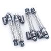 1/24th RC Car Shocks 43mm Aluminum Absorber Damper for All AXIAL SCX24 AXI90081 Deadbolt C10 Gladiator Bronco (Grey) view 3