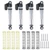 1/24th RC Car Shocks 43mm Aluminum Absorber Damper for All AXIAL SCX24 AXI90081 Deadbolt C10 Gladiator Bronco (Black) view 1