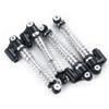 1/24th RC Car Shocks 43mm Aluminum Absorber Damper for All AXIAL SCX24 AXI90081 Deadbolt C10 Gladiator Bronco (Black) view 3