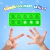 Aizweb Ten-Frame Math Manipulative for Elementary,Counting Number Math Games, Montessori Educational Toy for Kindergarten Classroom Kids 3 4 5 Year Old (Upgraded Version for 20 Task Cards) view 4