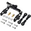 HobbyMarking 1/10 RC Car Aluminum Ball Bearing Crank Steering Arms Set for Tamiya TT-02 / TT-02D / TT-02E Racing Car Upgrade Parts view 1