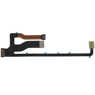 Drone Flat Cable, Metal RC Drone Repair Flat Ribbon Cable Accessory Spare Parts Drone Accessory Fit for Mini Drone, Black, 3.7x0.9in