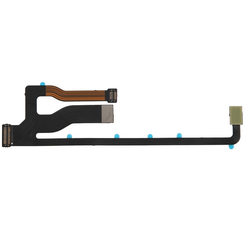Drone Flat Cable, Metal RC Drone Repair Flat Ribbon Cable Accessory Spare Parts Drone Accessory Fit for Mini Drone, Black, 3.7x0.9in