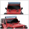 EPINON RC Light Bar 8 Light Modes Roof Lamp 56mm for 1/24 AXIAL SCX24 C10 JLU Gladiator Deadbolt Upgrade Parts view 3