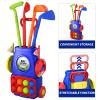 Bennol Toddler Golf Set Toys for Kids, Upgraded Kids Golf Cart Toys Sets with 4 Golf Sticks, 8 Balls and 1 Mat, Indoor & Outdoor Golf Toys for 3 4 5 6 Year Old Boys Girls Toddlers view 4