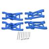 Alomejor RC Front and Rear Lower Suspension Arm Set Aluminum Alloy RC Swing Arm Set for 1/10 22S 2WD RC Cars(Blue) view 1