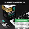 Best Chess Set Ever 4X Quadruple Weighted Tournament Chess Game (4.4" King) Large Staunton Modern Pieces, 20x20 Big Reversible & Foldable Silicone Mat, Professional Chess Board Set for Adults & Kids view 4