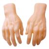 Medou 2 Pieces Spooky Halloween Decoration Realistic Hands, Fake Human Hands Bloody Dead Body Parts Haunted House Decorations (Left and Right) view 1