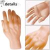 Medou 2 Pieces Spooky Halloween Decoration Realistic Hands, Fake Human Hands Bloody Dead Body Parts Haunted House Decorations (Left and Right) view 2