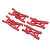 Alomejor RC Front and Rear Lower Suspension Arm Set Aluminum Alloy RC Swing Arm Set for 1/10 22S 2WD RC Cars(Red) view 4