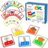Aizweb CVC Word Games Kindergarten,Phonics Games for Kids Ages 3-8,CVC Pop its with Flash Cards for Preschool Special Education Classroom Supplies,Reading&Spelling Activity Manipulatives for Teachers view 1