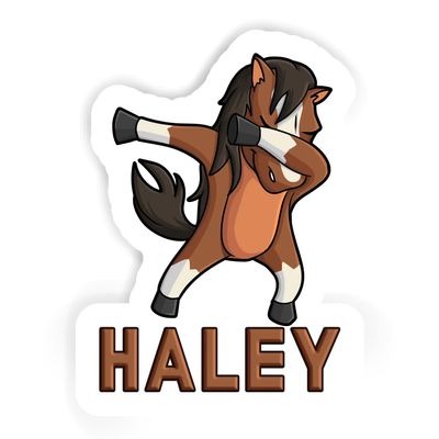 12 Dabbing Horse Stickers Haley (2pcs 5.5inch, 4pcs 2.5inch, 6pcs 1.8inch)