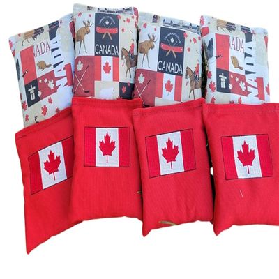 Canadian Flag Cornhole Bags Full Size Canada Corn hole bags