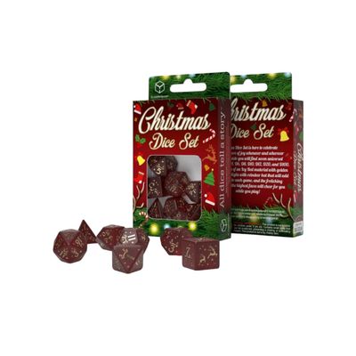 Q Workshop Christmas Dice Set