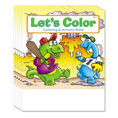 ZOCO  Let's Color  Coloring Books (50 Bulk Pack, Without Crayons)  Goodie Bag,Stocking Stuffers  Party Favors  Games, Puzzles, Fun Activities for Kids