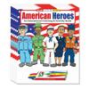 ZOCO  Patriotic Coloring & Activity Books for Kids (50 Bulk Pack, with Crayons)  American Heroes Theme for 4th of July, Veterans Day & Military Events view 1