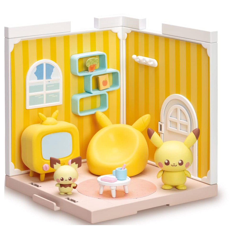 Takara Tomy Pokemon Poke Peace House Living Pikachu & Pichu