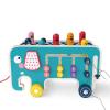 Menolana Colorful Wooden ing Pounding Bench Educational Beat Toys with Mallets for Toddlers Kids, Style B view 4