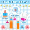 Seematn 7 Pcs Baby Doll Bottles Accessories Disappearing Doll Feeding Set Milk and Juice Bottles with Toy Pacifier Baby Bottle Toy for Kids Gift Reborn Accessories(Medium,Classic Style) view 3