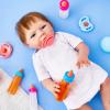 Seematn 7 Pcs Baby Doll Bottles Accessories Disappearing Doll Feeding Set Milk and Juice Bottles with Toy Pacifier Baby Bottle Toy for Kids Gift Reborn Accessories(Medium,Classic Style) view 4