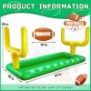 Inflatable Football Field Cooler Football Party Drink Cooler and 2 Pcs Inflatable Beach Balls Buffet for Party Favors for Birthday Sports Decorations view 2