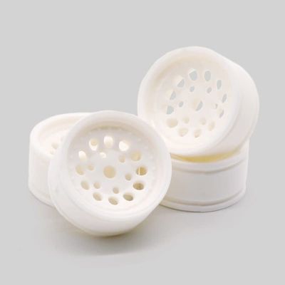 BAIJAC X01 Parts Plastic 18mm Wheels 1:32 Climbing Model (Color : 4Pcs White)