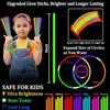 TURNMEON 360 Pack Ultra Bright Glow Sticks Bulk Party Pack Supplies Glow In The Dark Football Valentines Carnival Mardi Gras Day Party Favors Necklace Bracelet with Connector Light Up 14Hrs Long Last view 3