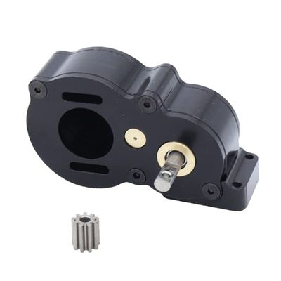 BAIJAC Lower Center of Gravity Metal Transmission Gearbox for 1/10 RC Crawler Axial SCX10 I II III Capra Upgrades Parts ( Color : White )