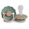 FRIGG Daisy SilkySoft Silicone Baby Pacifier | Made in Denmark | BPA-Free (Willow/Croissant, 6-18 Months) view 1