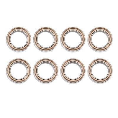 BAIJAC 8 Pcs Ball Bearing 6.35X9.53X3.17mm for HBX 16889 16889A 16890 16890A SG 1601 SG 1602 SG1601 RC Car Parts Accessories (Color : Burgundy)