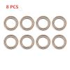 BAIJAC 8 Pcs Ball Bearing 6.35X9.53X3.17mm for HBX 16889 16889A 16890 16890A SG 1601 SG 1602 SG1601 RC Car Parts Accessories (Color : Burgundy) view 2