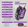 AGFRC 8.5KG Digital RC Steering-Servo-Motor - 0.065Sec High Speed Brushless HV Full CNC Case Titanium Gear Servo for 1/10 1/12 RC Car (A35BHM) view 2