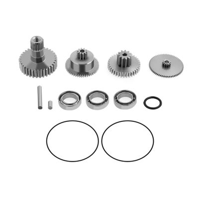 AGFRC RC Servo Metal Gear Set with Bearings, Pins Shaft for A86BHMW Waterproof Servo
