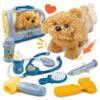 BELLOCHIDDO Veterinarian Playset for Kids, Vet Kits for Toddlers with Interactive Electric Walking Barking Dog & Cage, Pretend Play Puppy Pet Care Dog Toys Gifts for Ages 1 2 3 4 5 6+ Year Old view 1