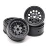 BAIJAC X01 Parts Plastic 18mm Wheels 1:32 Climbing Model (Color : 4Pcs Black) view 2