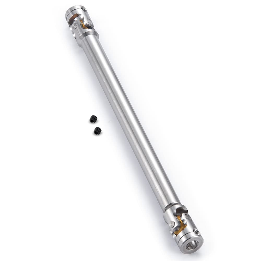 RC-Hub 1Pcs RC Driveshafts Metal Drive Shaft 45-50/47-57/55-67/60-80mm for 1:14 Tamiya Trailer Tractor Truck RC Crawler Car (130-170mm)