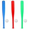 Toyvian Plastic Baseball Bat and Ball Set for Kids Lightweight Portable Baseball Playset with 3 Bats and 3 Balls Educational Outdoor Sports Toy for Skill Development and Exercise view 1